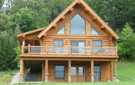 Rustic Ozark Log Cabins home